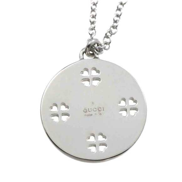 GUCCI Icon Diamond Necklace 48cm K18 WG White Gold 750 - Picture 4 of 7